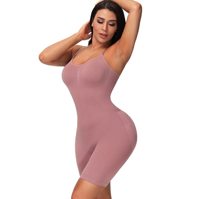 Non Marking One Piece Underwear Belly Shaping One Piece Shapewear Thin Section Bean Paste S - Shop at LoveMi