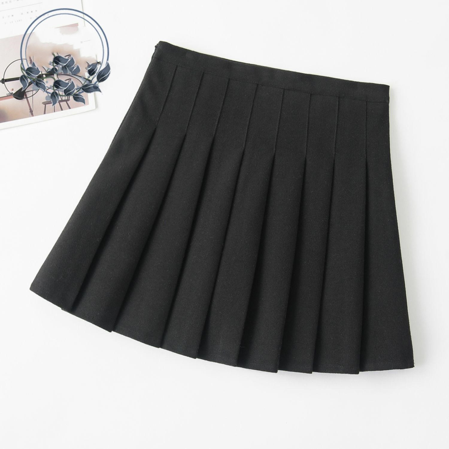 Title 7, Autumn and Winter New Korean Student High-Waist...