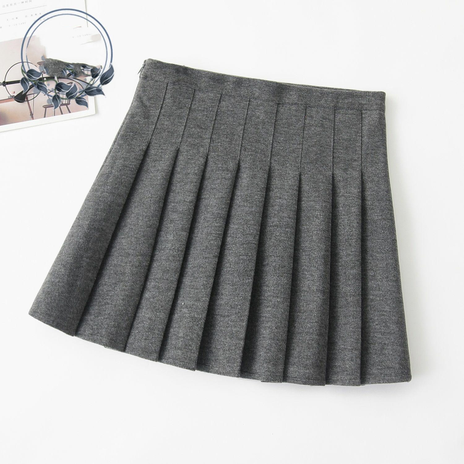 Title 2, Autumn and Winter New Korean Student High-Waist...