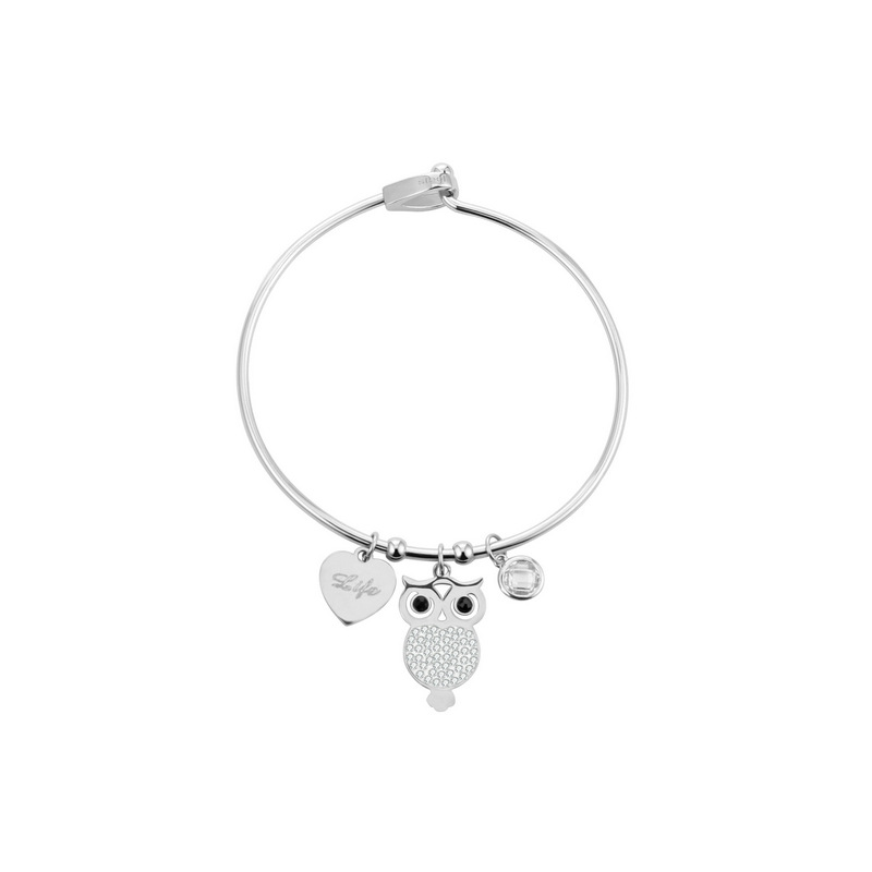 Stainless Steel Bracelet Devil'S Eye Pendant Bracelet Owl Pendant Stainless Steel Bracelet