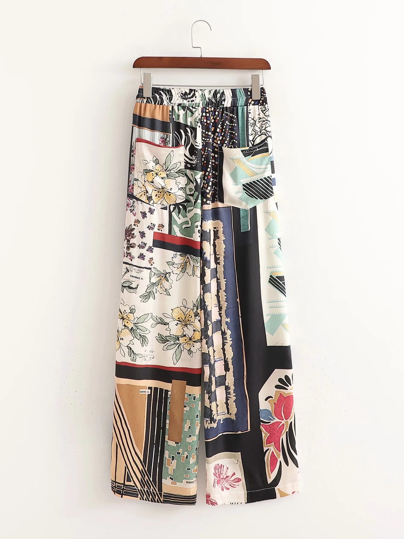 Spring And Summer New Retro Women's Straight Leg Pants