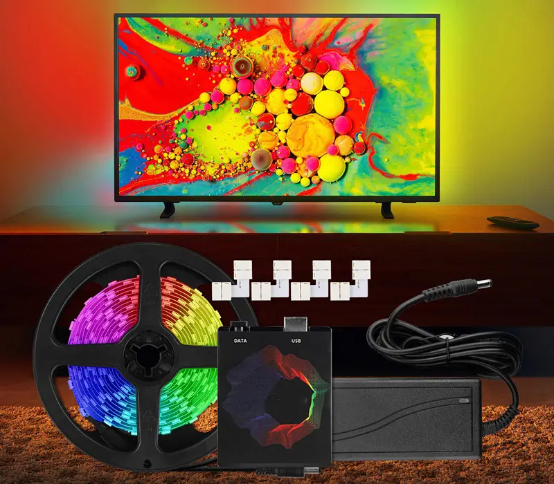 Streamer Controller Ambibox TV Screen Synchronization Background