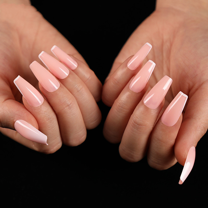 Gradient French Ballet Nail Patch