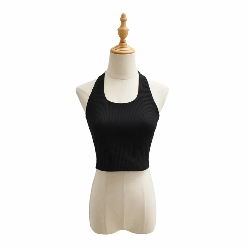 Feminine Tight-fitting Halter Sleeveless Tube Top Small Sling Top