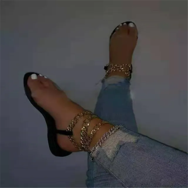 Outer Wear Sandals Women Beach Sandals Black - Shop at LoveMi