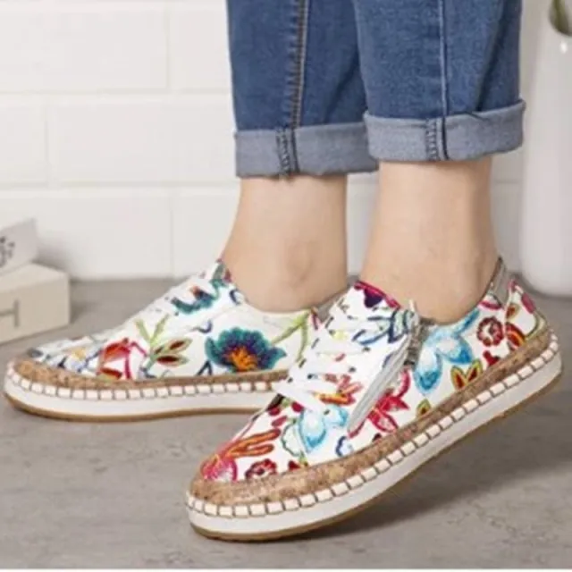 New European And American Shallow Mouth Casual Parrot Sneakers Yellow - Shop at LoveMi