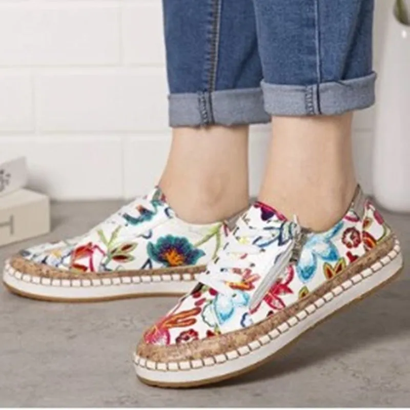 New European And American Shallow Mouth Casual Parrot Sneakers - Yellow
