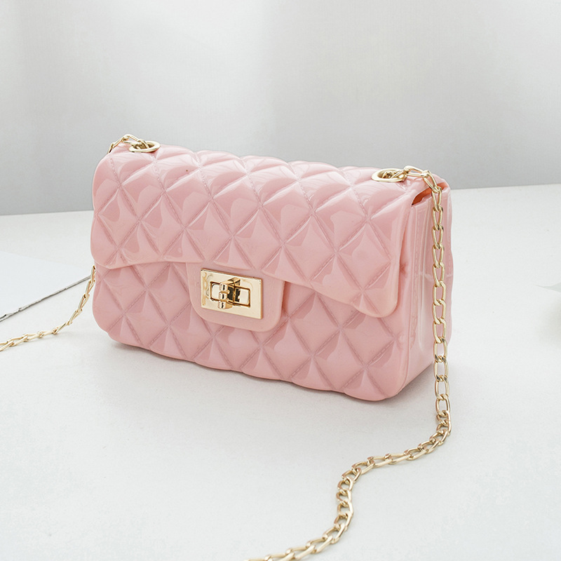 Lock Small Square Bag Shoulder Messenger Bag