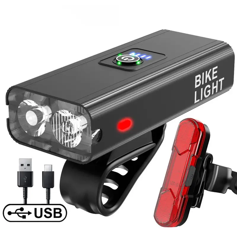 USB rechargeable outdoor waterproof light power display