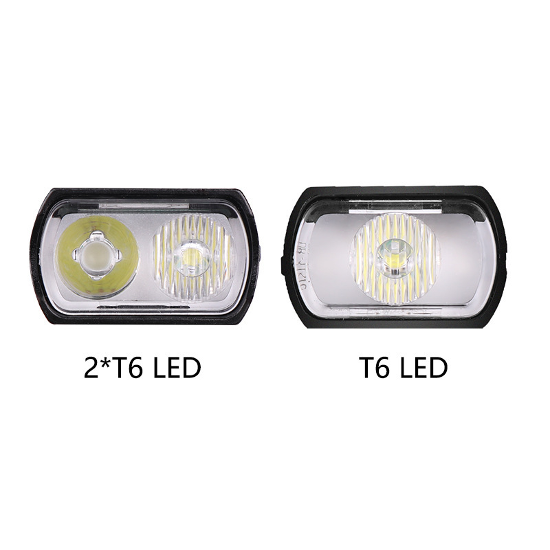 USB rechargeable outdoor waterproof light power display mountain night riding light — foto 8