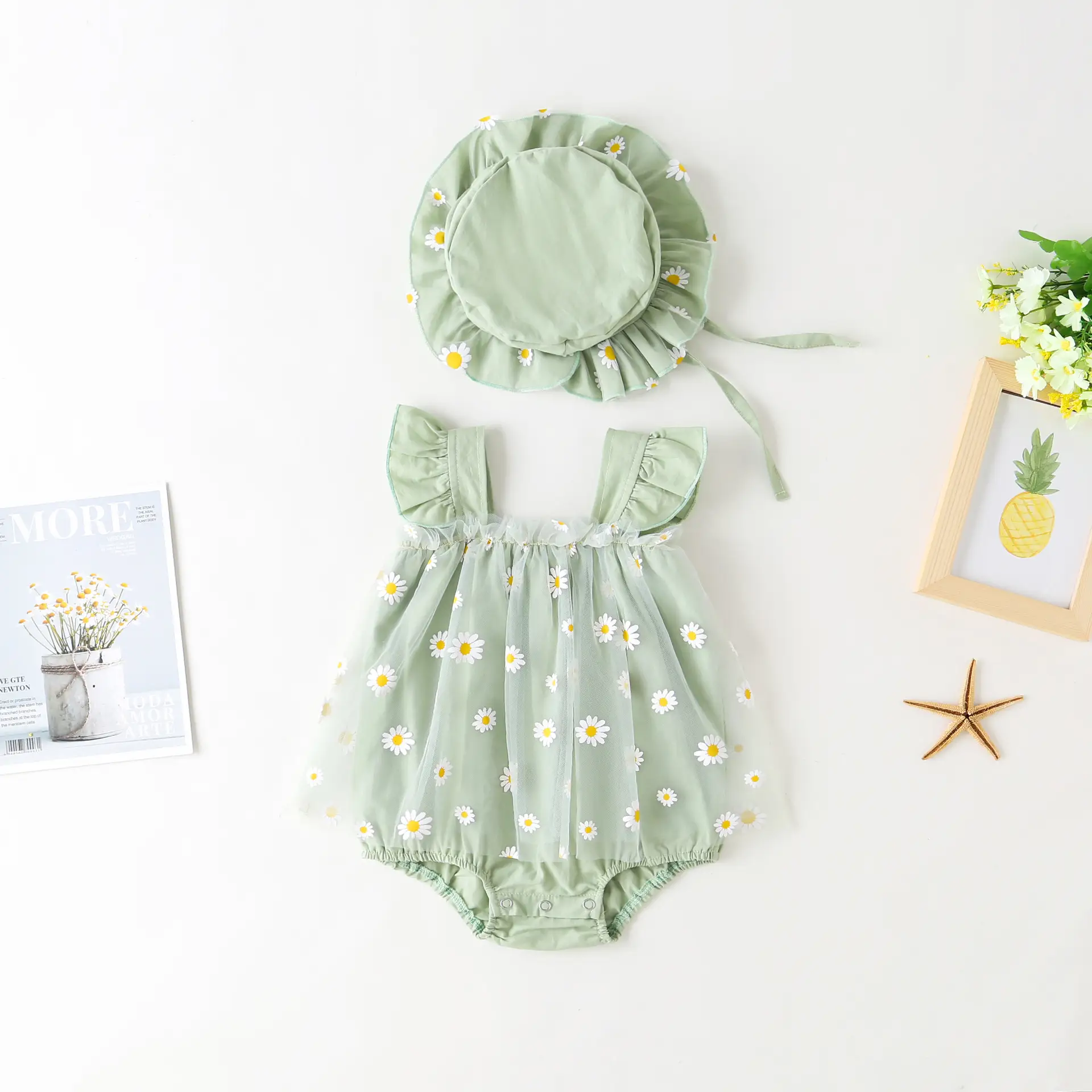 Children's Wear Summer Baby Onesie Sleeveless Clothes For Newborns