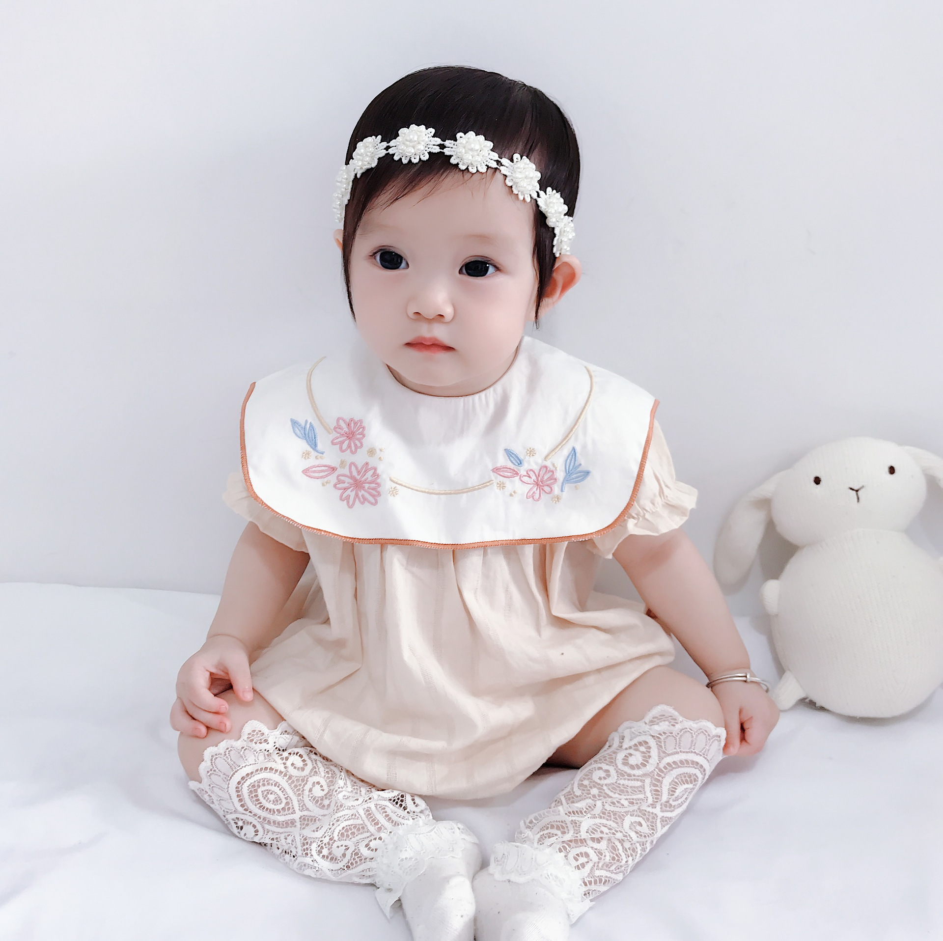 Aw apricot Bib short sleeve kh