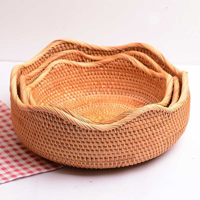 Title 3, Vietnam Rattan Fruit Basket Storage Basket Livi...