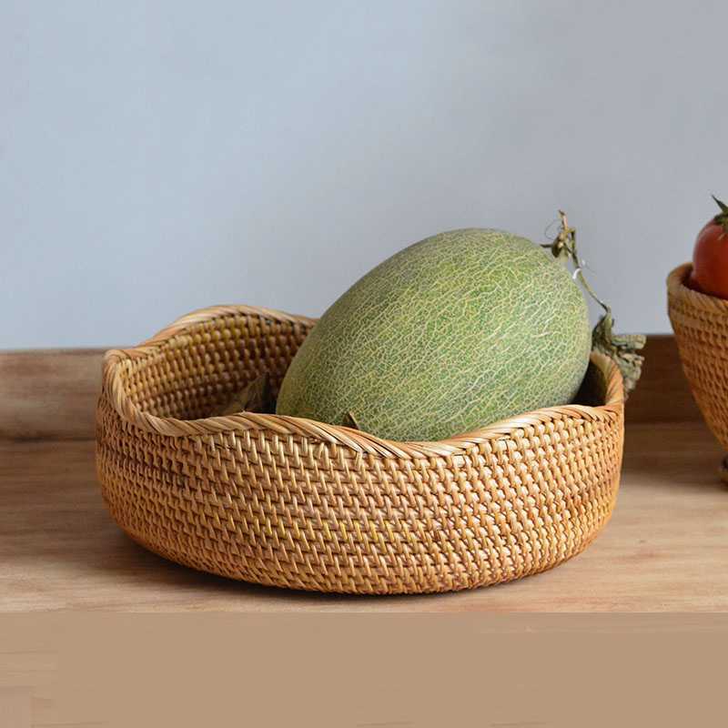 Title 5, Vietnam Rattan Fruit Basket Storage Basket Livi...