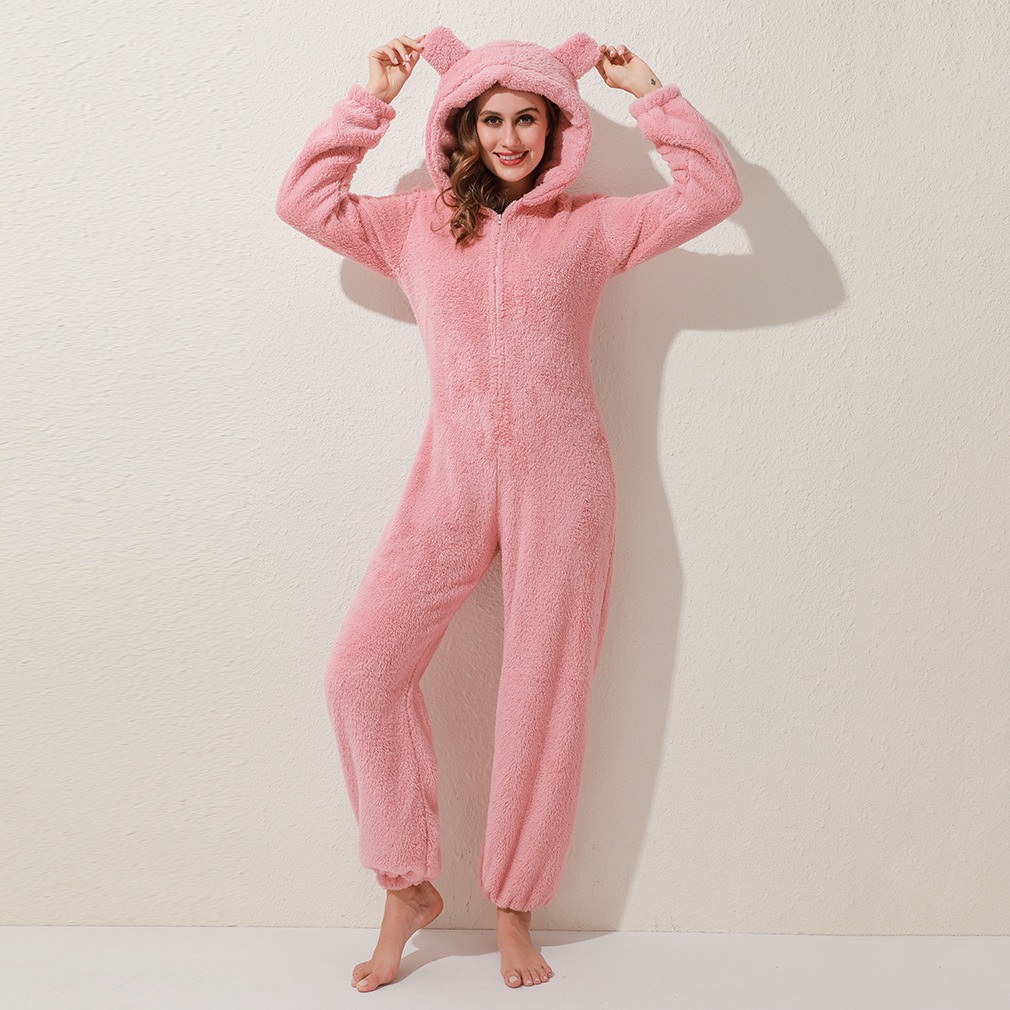 Title 6, New Autumn And Winter Style One-Piece Pajamas P...