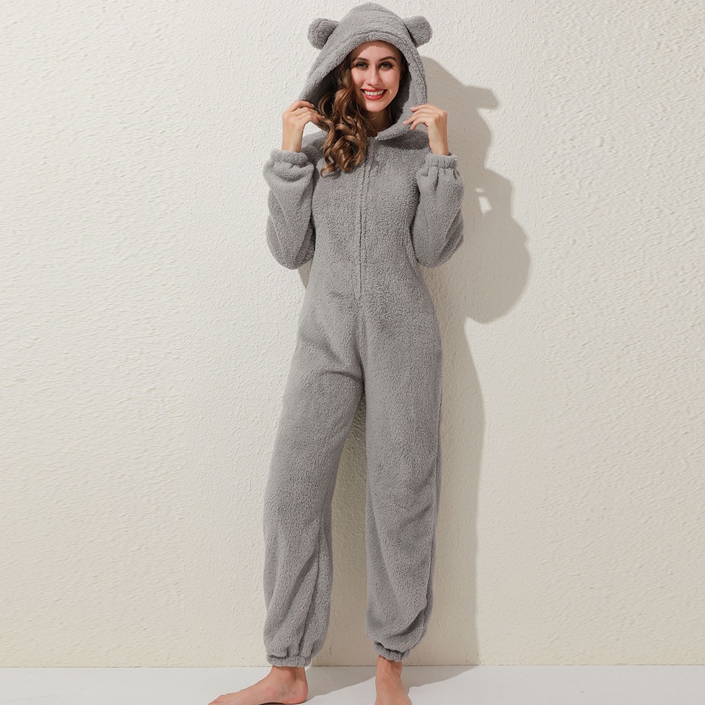 Title 5, New Autumn And Winter Style One-Piece Pajamas P...