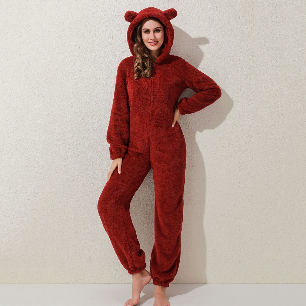 Title 7, New Autumn And Winter Style One-Piece Pajamas P...