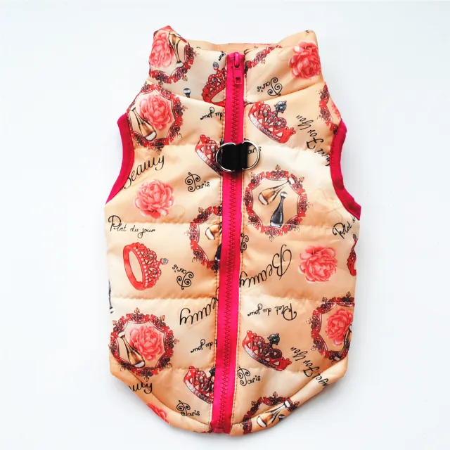 Padded Jacket Waistcoat Vest, Chemical Fiber Cotton, Traction Buckle 7 Sytle - Shop at LoveMi