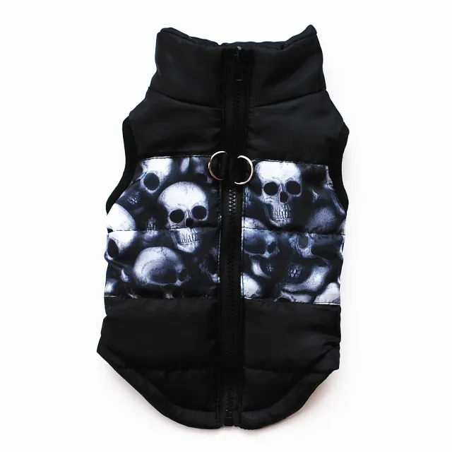 Padded Jacket Waistcoat Vest, Chemical Fiber Cotton, Traction Buckle 2 Sytle - Shop at LoveMi