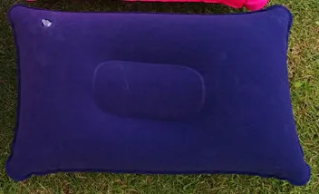 Wholesale Outdoor Pvc Pillows Travel Camping Thick Flocking Rectangular Inflatable Pillows Nap Companion Square Pillow – image 4
