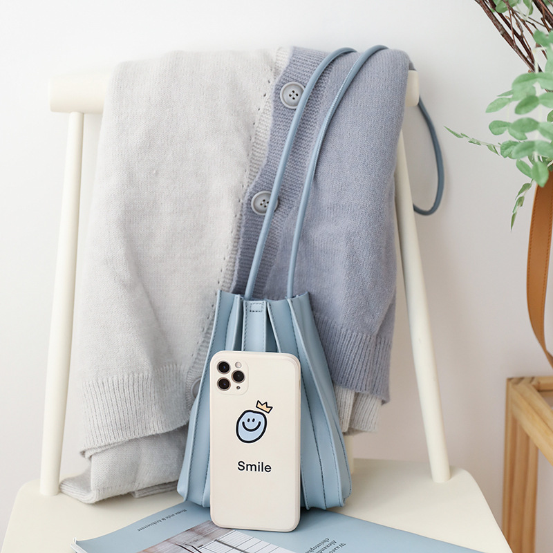 Japanese Sweet Pleated Shoulder Bag