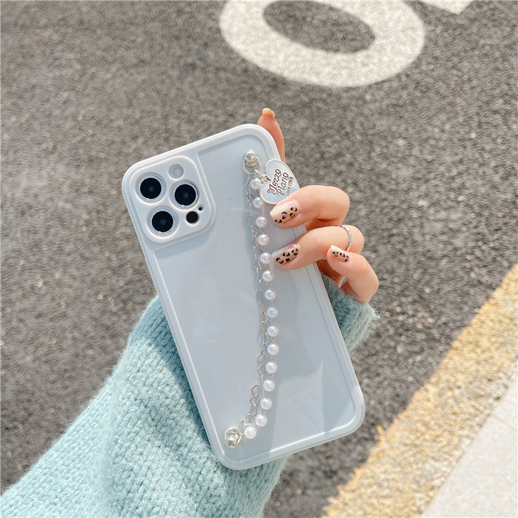 Compatible with Apple , Chain Case Mobile Phone Case 7P Female 8Plus Cover Silicone