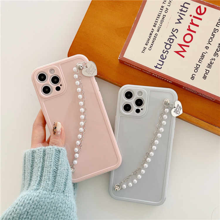 Compatible with Apple , Chain Case Mobile Phone Case 7P Female 8Plus Cover Silicone