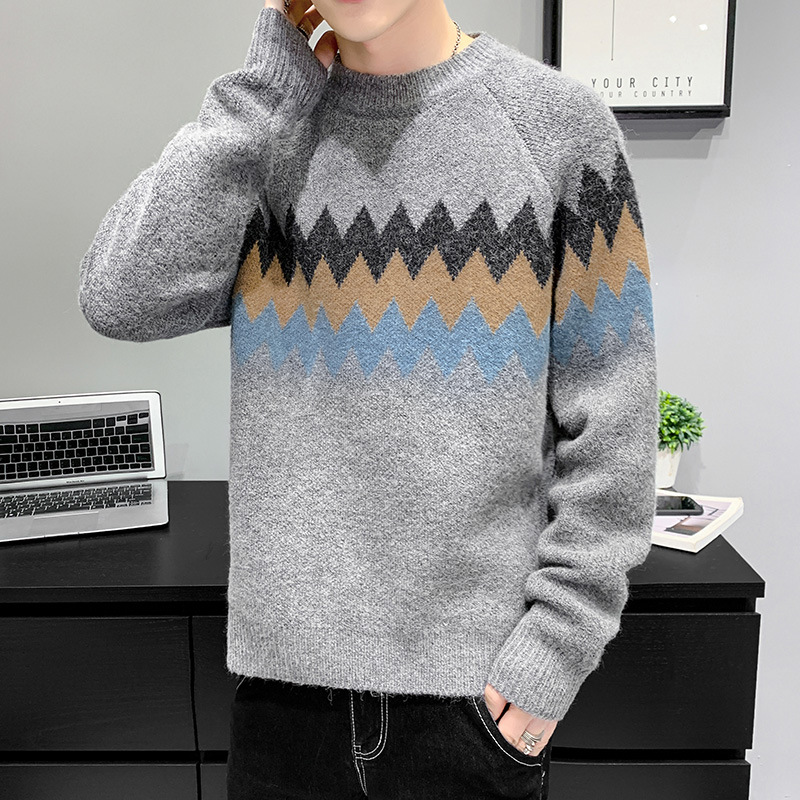 Korean Style Trendy Men's Bottoming Shirt