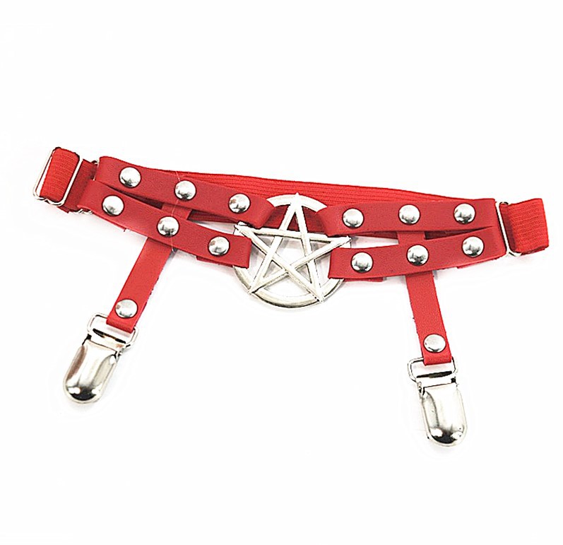 Title 3, Five-star Leg Ring Garter Belt Jewelry Versatil...