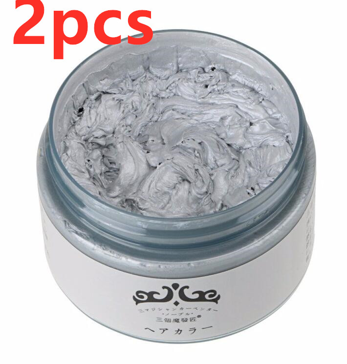 Hair Color Wax Light Grey 2Pcs - Shop at LoveMi