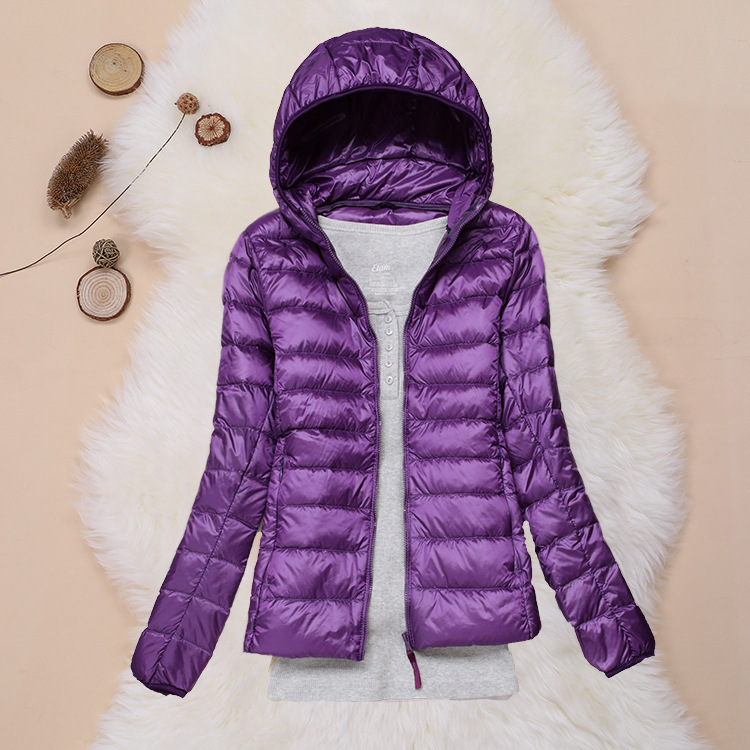 Women's Light And Thin Down Jacket Short Ultra-Thin Fashion Light