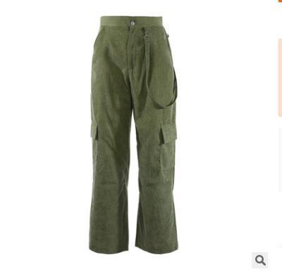 Title 3, Personality Corduroy Casual Overalls Women