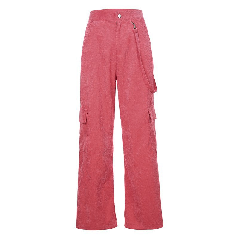 Title 4, Personality Corduroy Casual Overalls Women