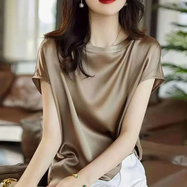 Fashionable Loose Inner Base Shirt Brown - Shop at LoveMi
