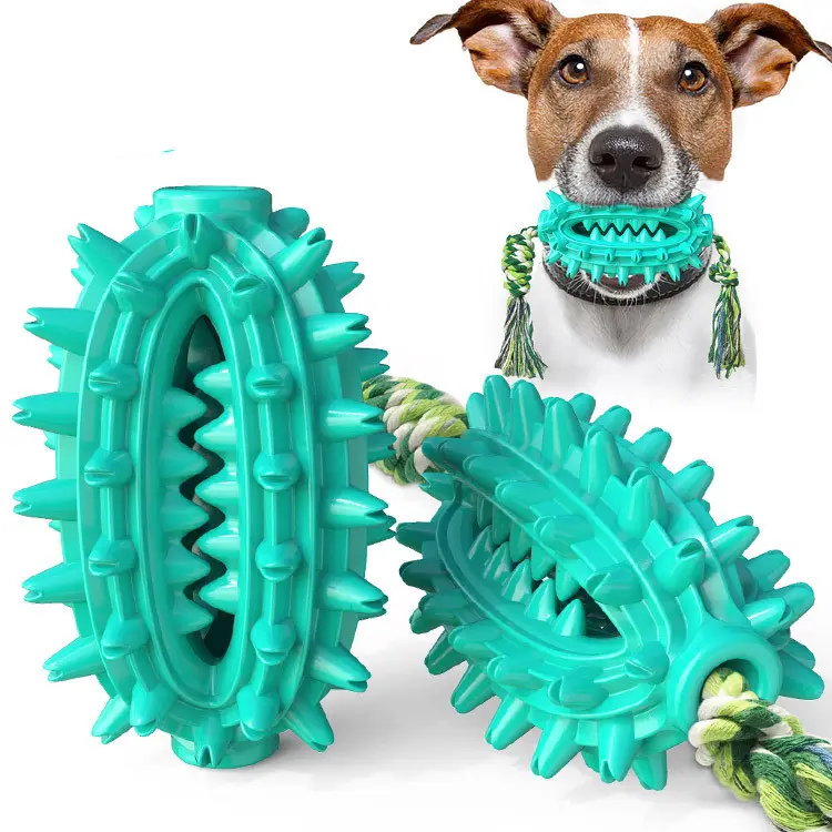 Dog Toy with Rope Fairy Ball Molar Stick Toothbrush