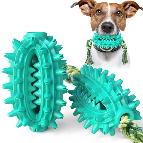 Dog Toy with Rope Fairy Ball Molar Stick Toothbrush