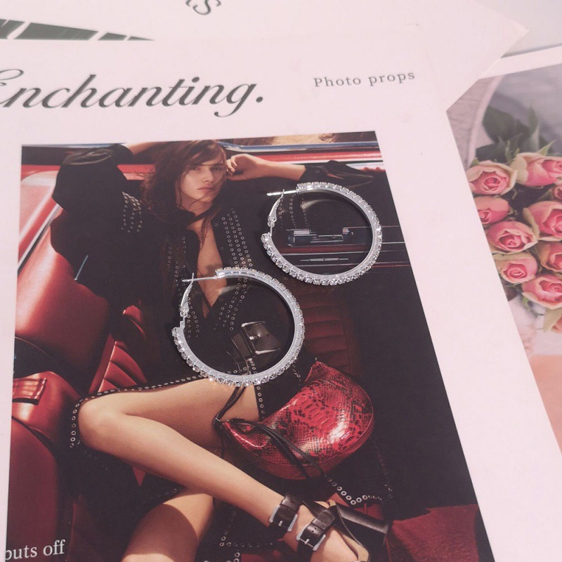 Big Circle Earrings Sexy Temperament Large Circle Earrings