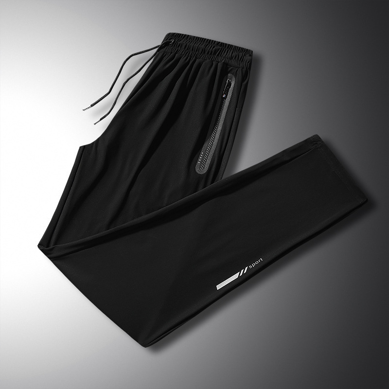 Ice Silk Breathable Casual Pants Men'S Air-Conditioned Pants