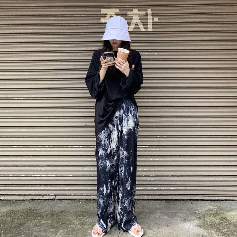 Women's Loose Wide Leg Pants Trousers High Waist