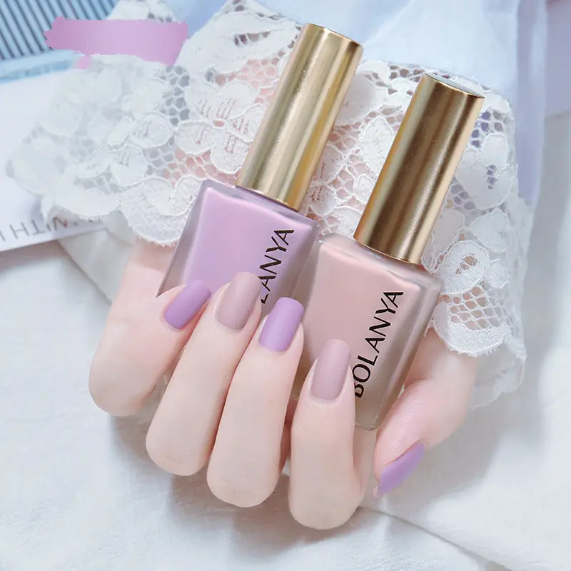Matte Nail Polish Water-Based, No Baking, Whitening