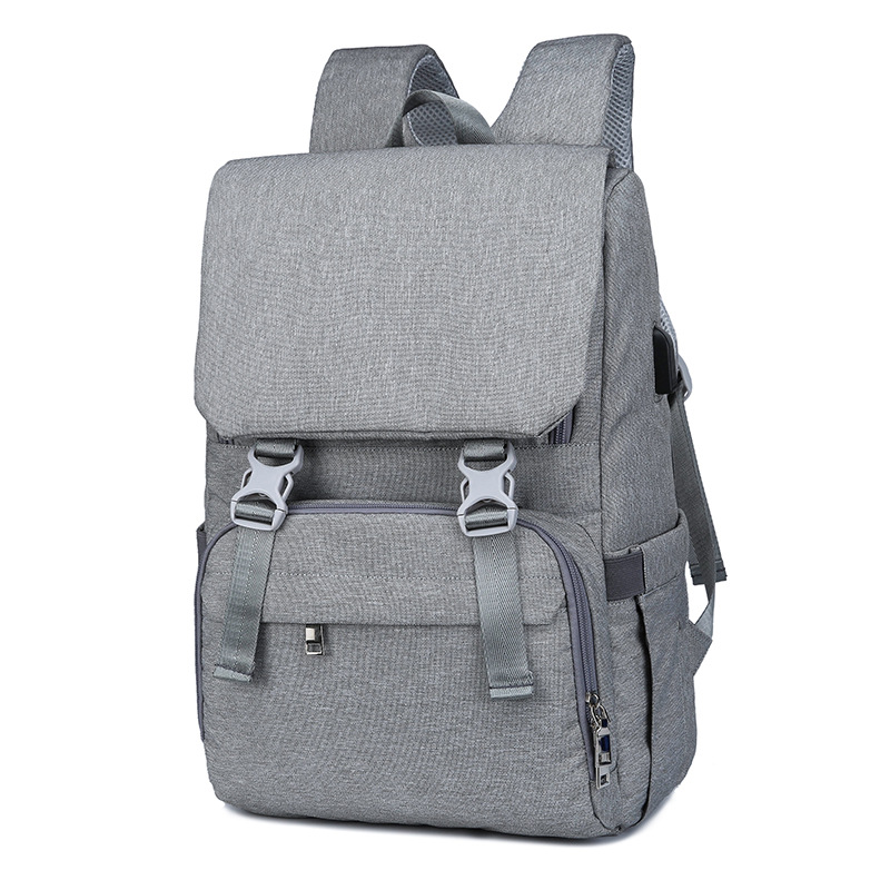 Usb Dry And Wet Separation Waterproof Backpack Multifunctional Large Capacity Crib Folding Anti-Theft Mother And Baby Bag — foto 2