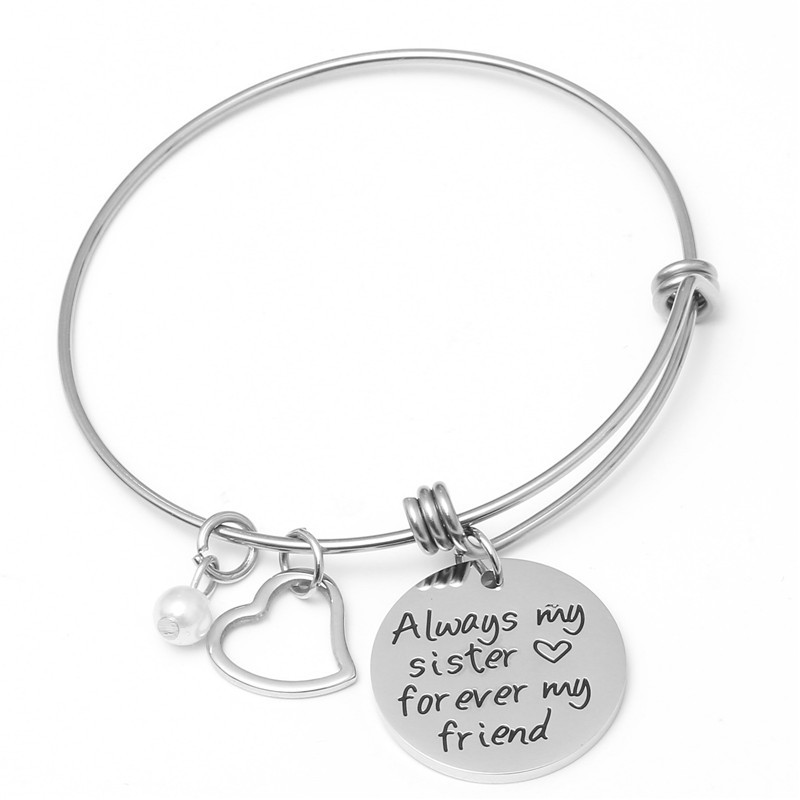 Adjustable Bracelet Tag Titanium Steel Bracelet