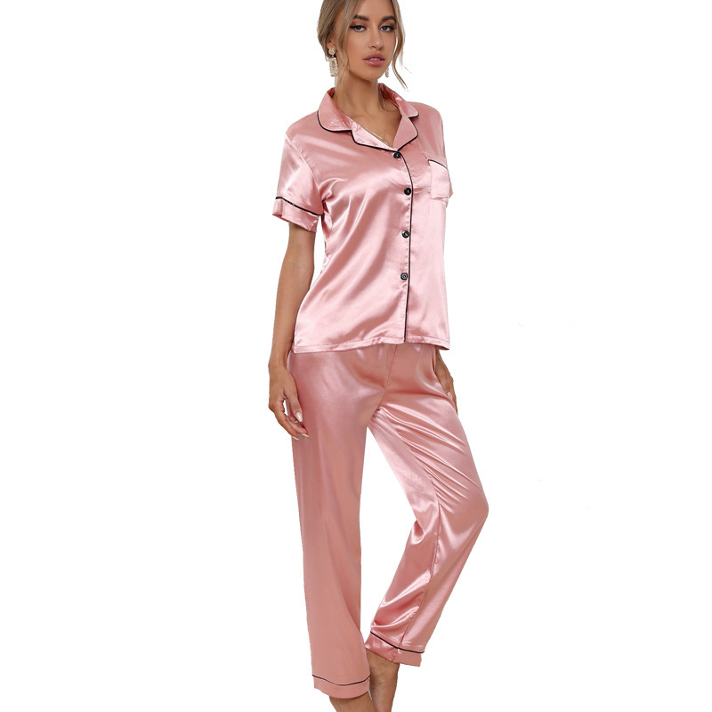 Title 5, Pink Short-sleeved Pajamas Women