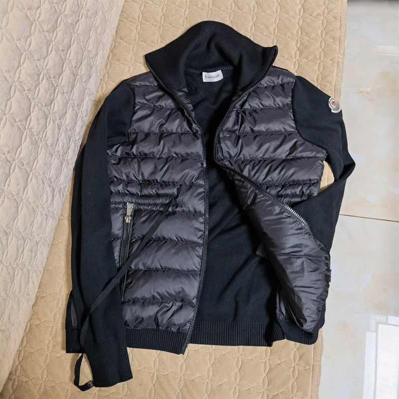 Short White Duck Down Cardigan