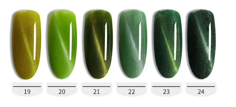 Ice Tou Cat's Eye Glue Nail Polish Glue Set Nail Shop Exclusively For Phototherapy Glue Net Red Popular Color - 24 Color