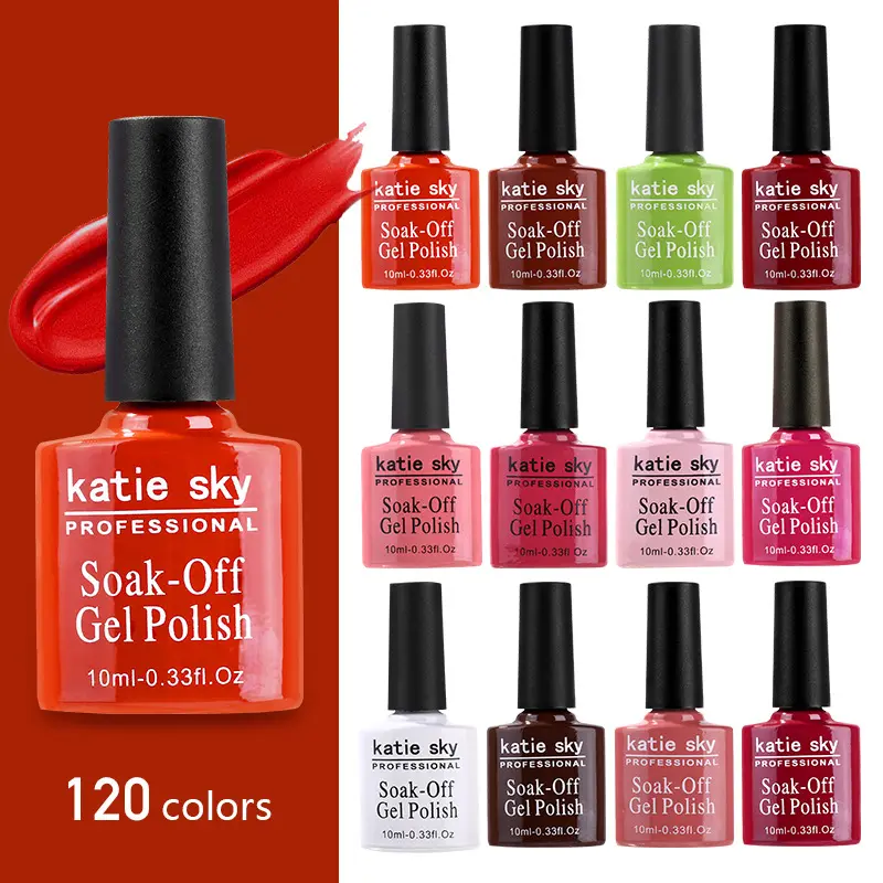 One Color And Bottle Of Nail Polish