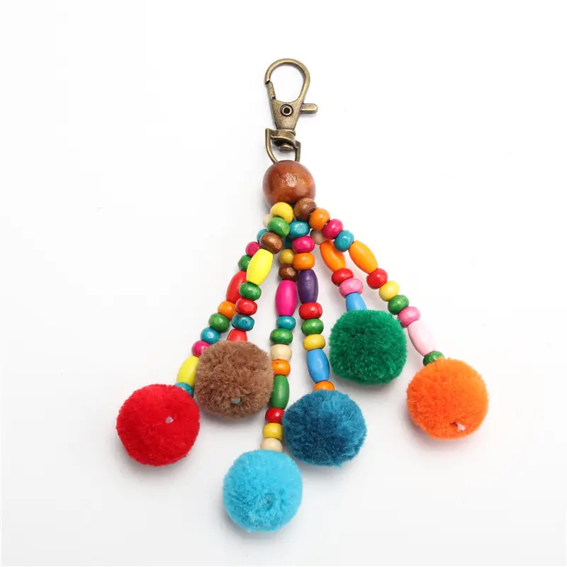 Original Diy Jewelry Accessories Pendant Color Hair Ball Female