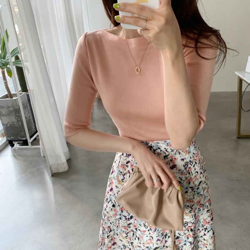 Pullover Sweater New Women's Spring And Summer Thin Short