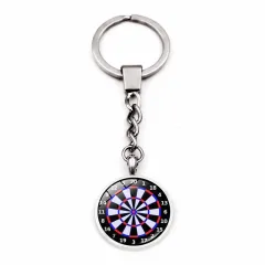 Cross-border new products accessories dart target time gem metal key chain key chain pendant jewellery creative gift - Photo Colour - View 1