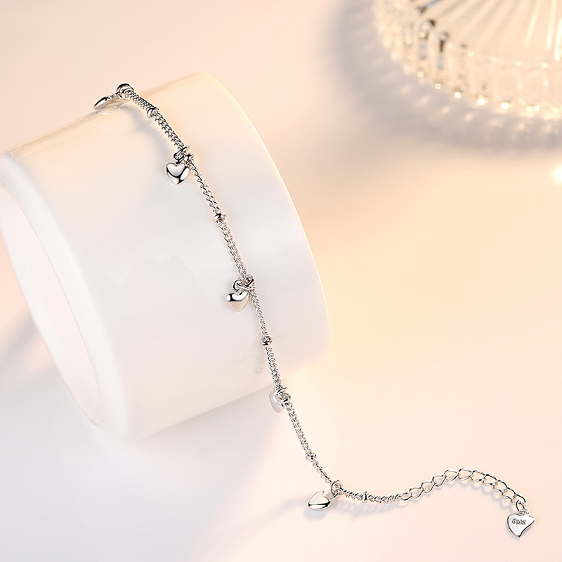 Love Bracelet Women'S Simple Wild-Shaped Bracelet Colorless Chain Jewelry